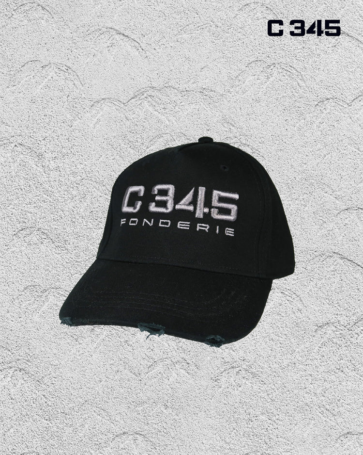 Cappello con visiera Fonderie C345 colore nero