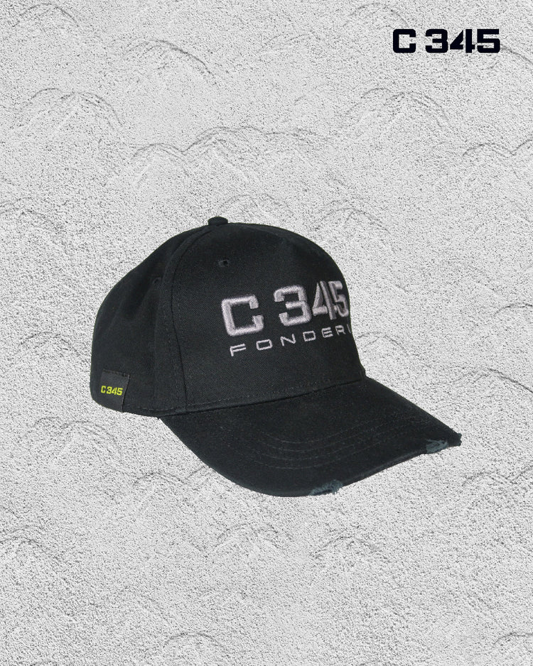 Cappello con visiera Fonderie C345 colore nero