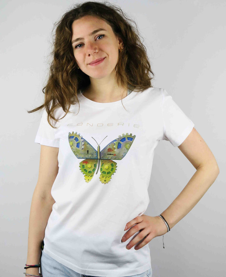 T-shirt donna "Farfalla meccanica"