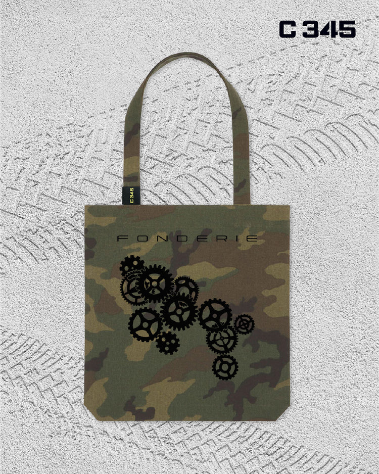 Tote bag Military "Colored Gears"