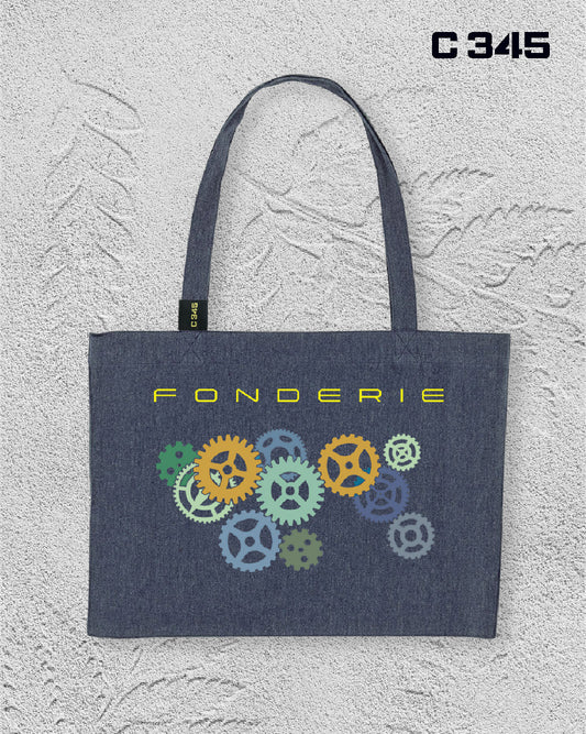 Shopping bag "Colorful Gears"