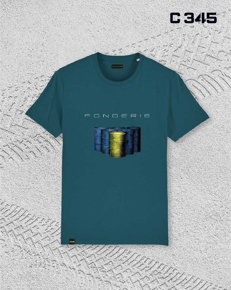 T-shirt unisex "Yellow and Blue Barrels”