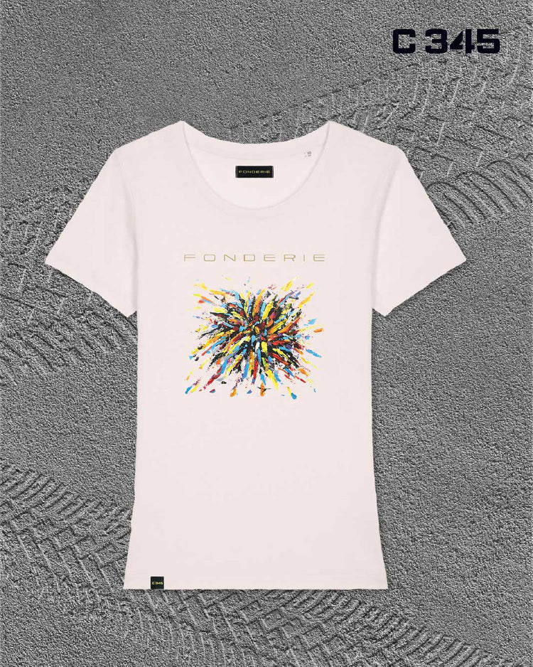 T-shirt donna "Explosion Multicolour line"